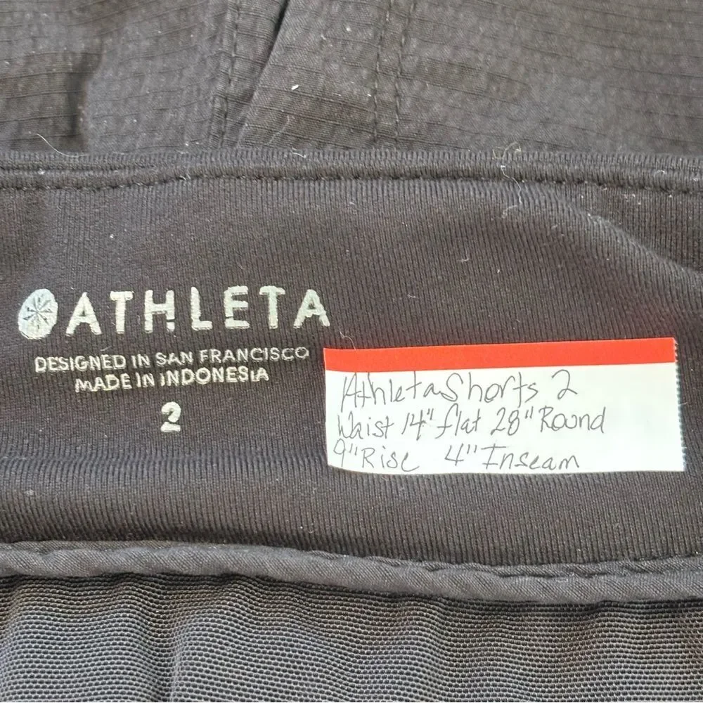 Athleta Trekkie Shorts Black 2